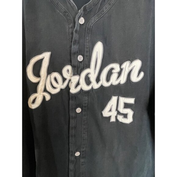 Jordan IX Birmingham Barons Stitched Baseball Jersey #45 - Picture 3 of 6